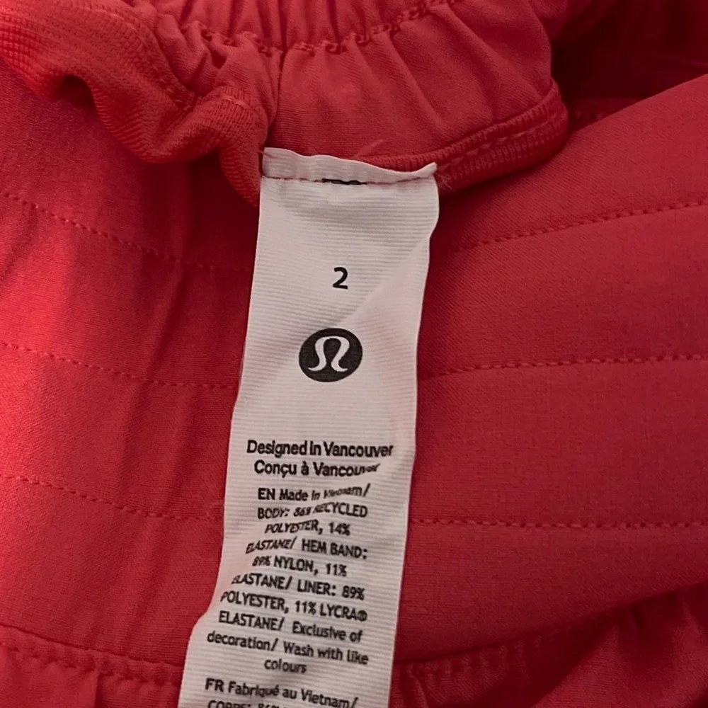 Lululemon Hotty Hot High-Rise Lined Short 4” | Glaze Pink - Picture 7 of 7